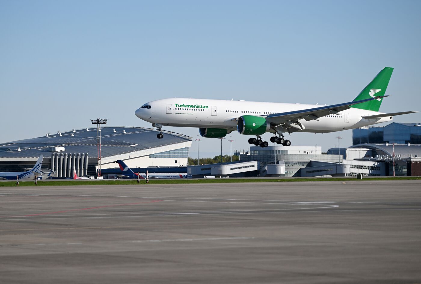 Arrival of President of Turkmenistan Serdar Berdimuhamedov in Moscow
