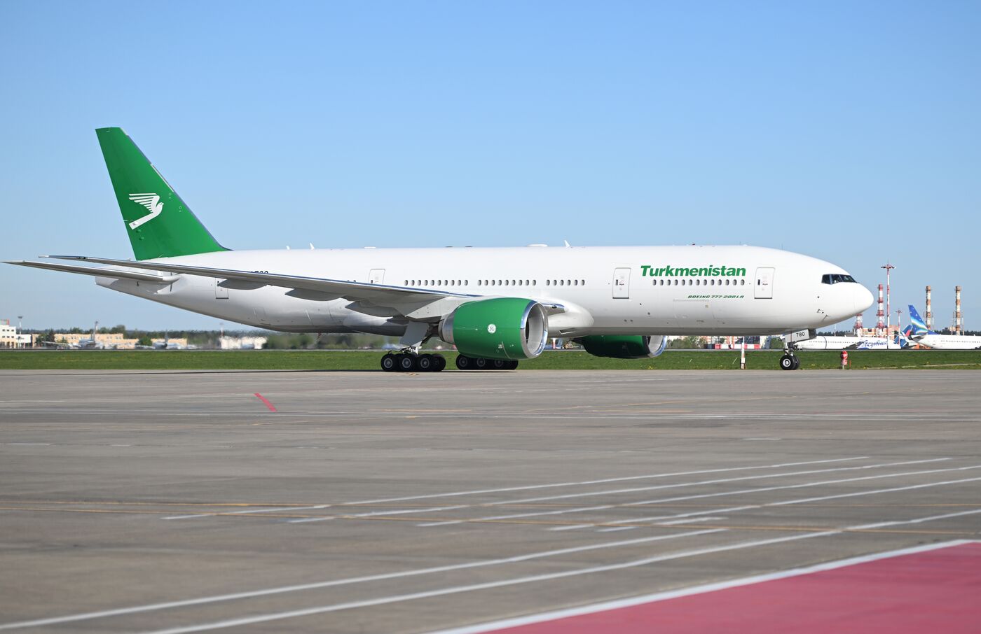 Arrival of President of Turkmenistan Serdar Berdimuhamedov in Moscow