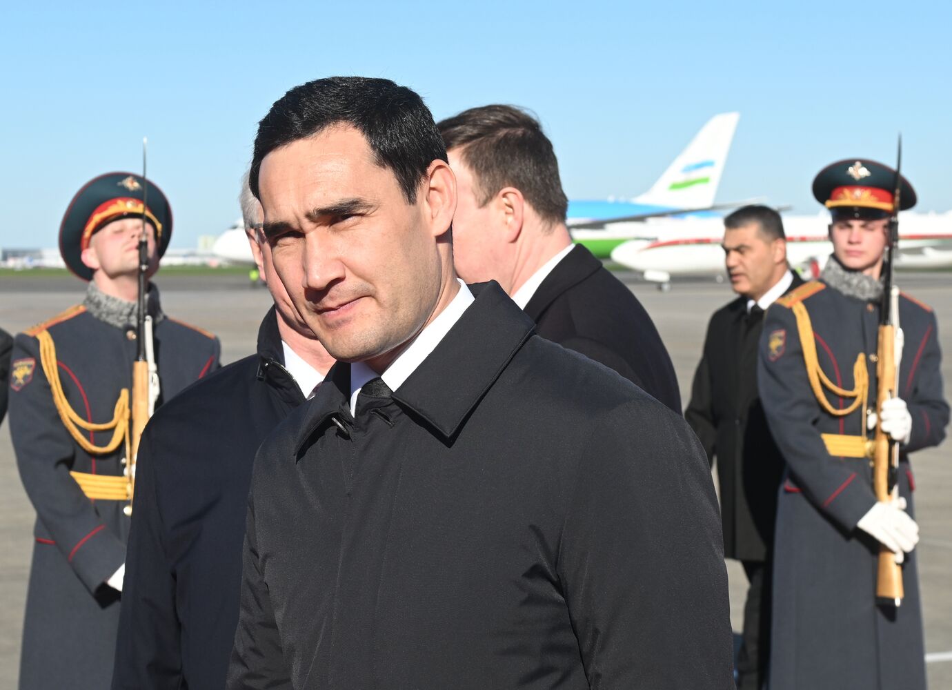 Arrival of President of Turkmenistan Serdar Berdimuhamedov in Moscow