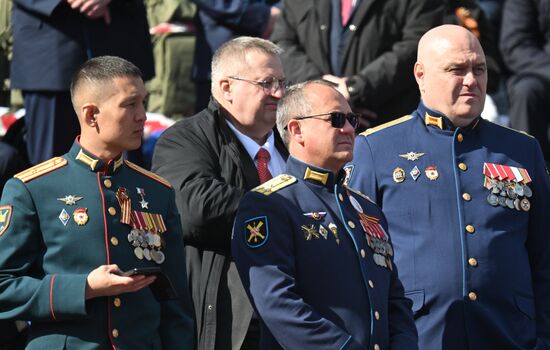Military parade marking 80th anniversary of Victory in Great Patriotic War in Moscow
