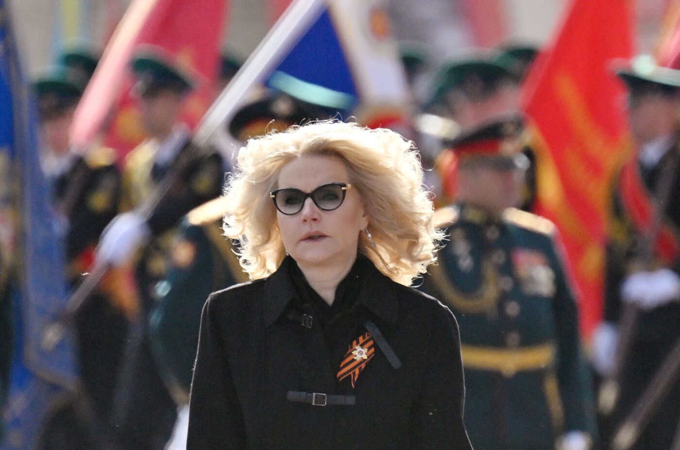 Public figures at military parade marking 80th anniversary of Victory