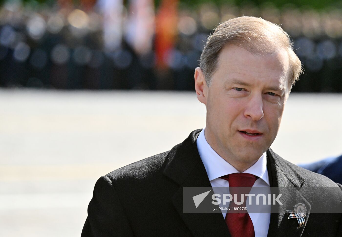 Public figures at military parade marking 80th anniversary of Victory