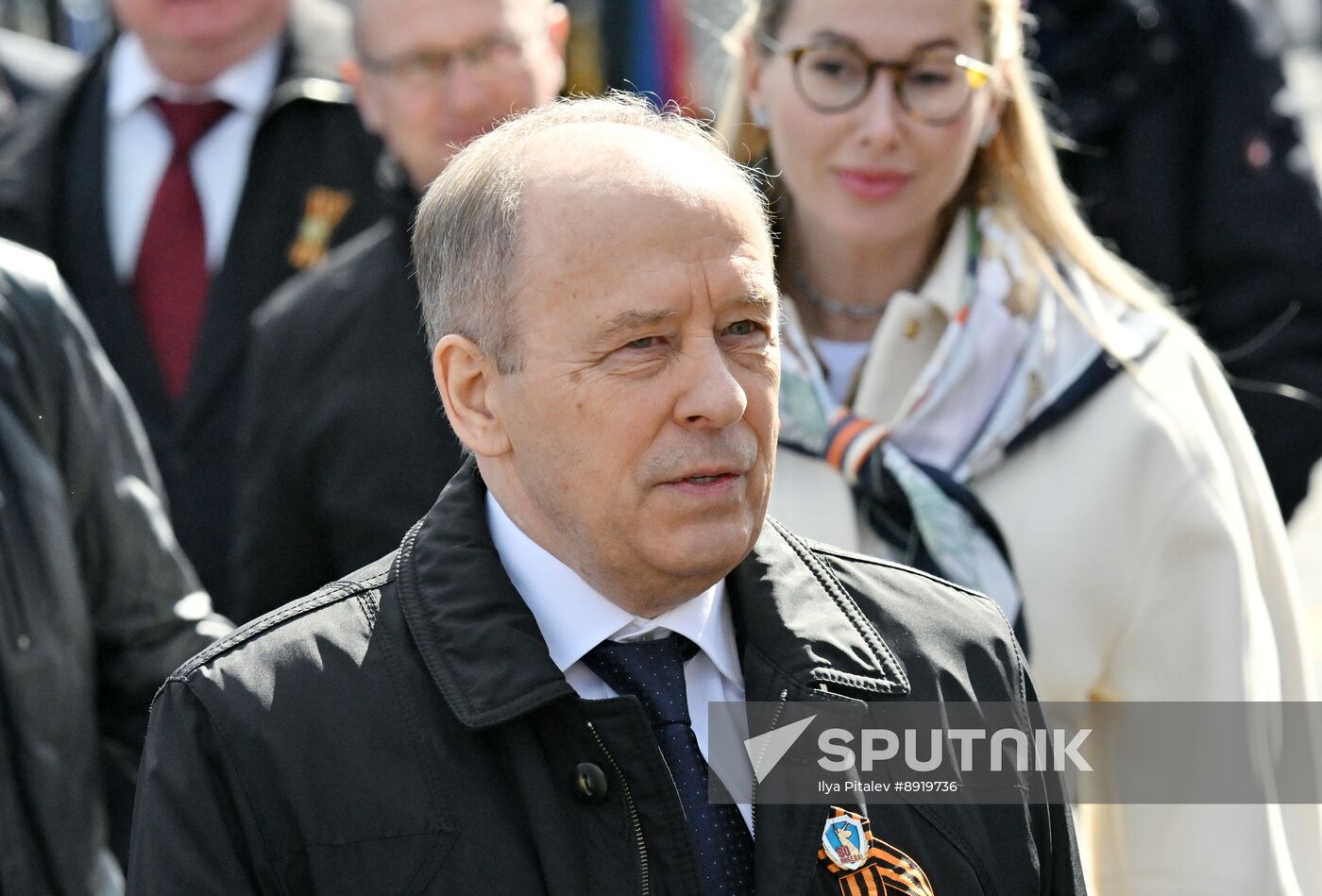 Public figures at military parade marking 80th anniversary of Victory