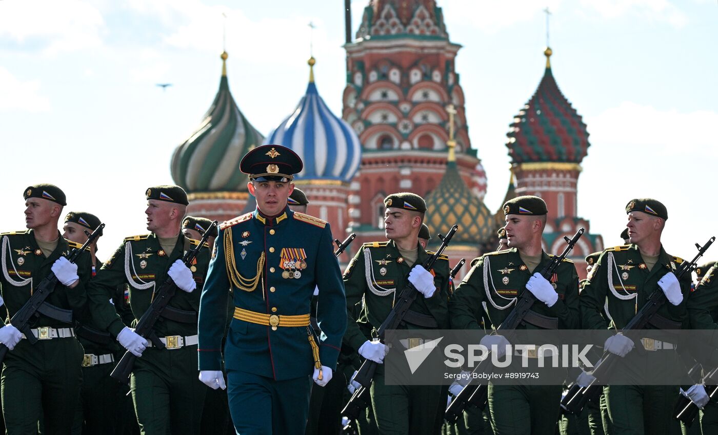 Military parade marking 80th anniversary of Victory in Great Patriotic War in Moscow