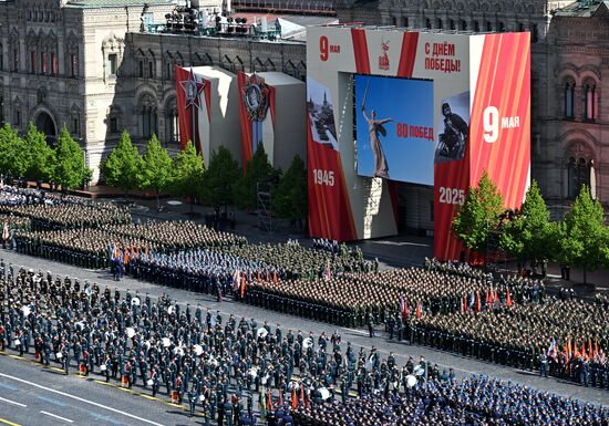 Military parade marking 80th anniversary of Victory in Great Patriotic War in Moscow