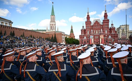 Military parade marking 80th anniversary of Victory in Great Patriotic War in Moscow