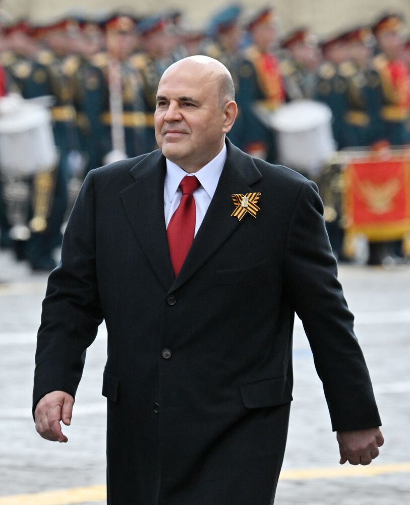 Public figures at military parade marking 80th anniversary of Victory