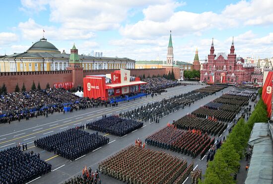 Military parade marking 80th anniversary of Victory in Great Patriotic War in Moscow