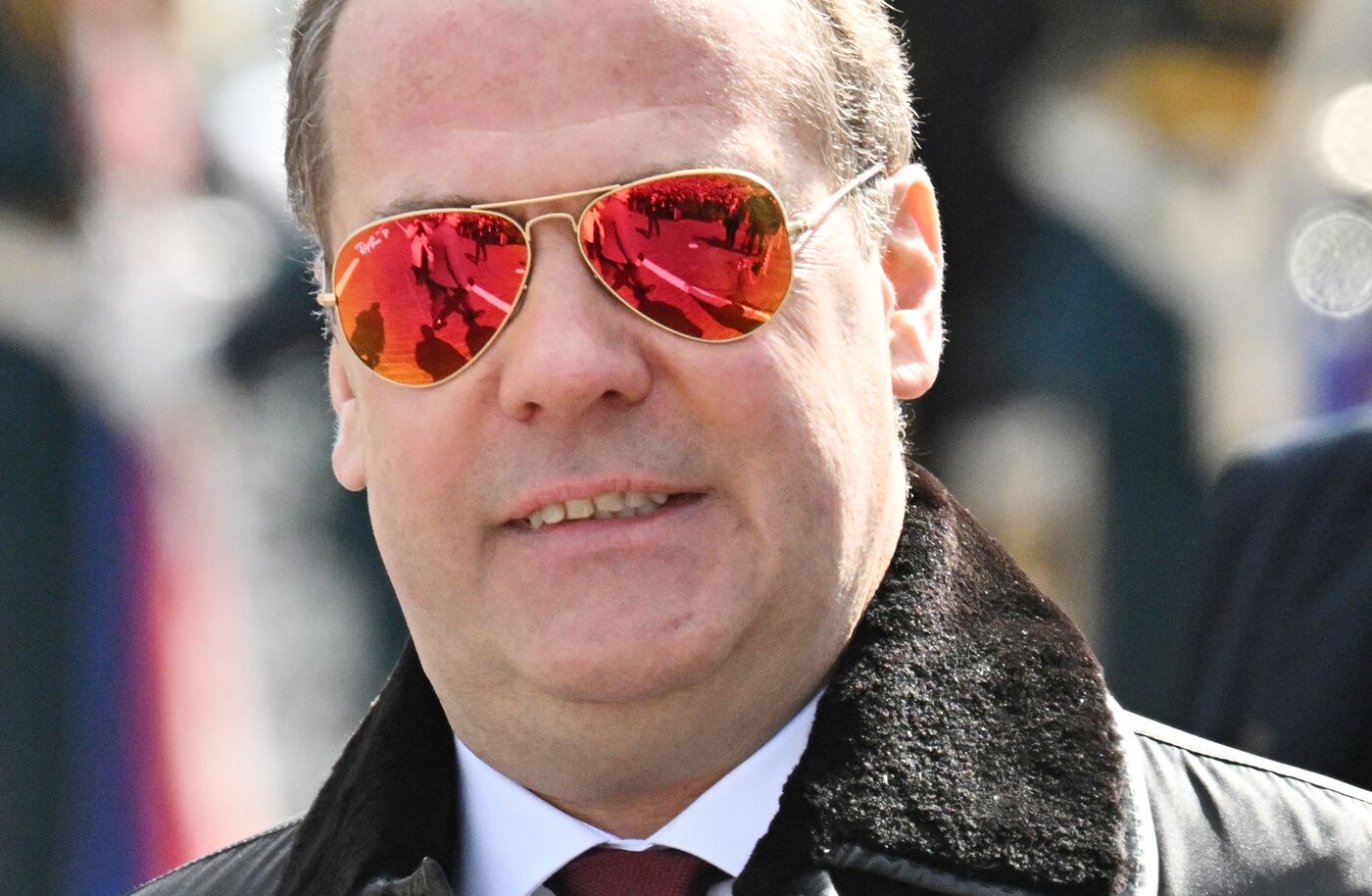 Public figures at military parade marking 80th anniversary of Victory