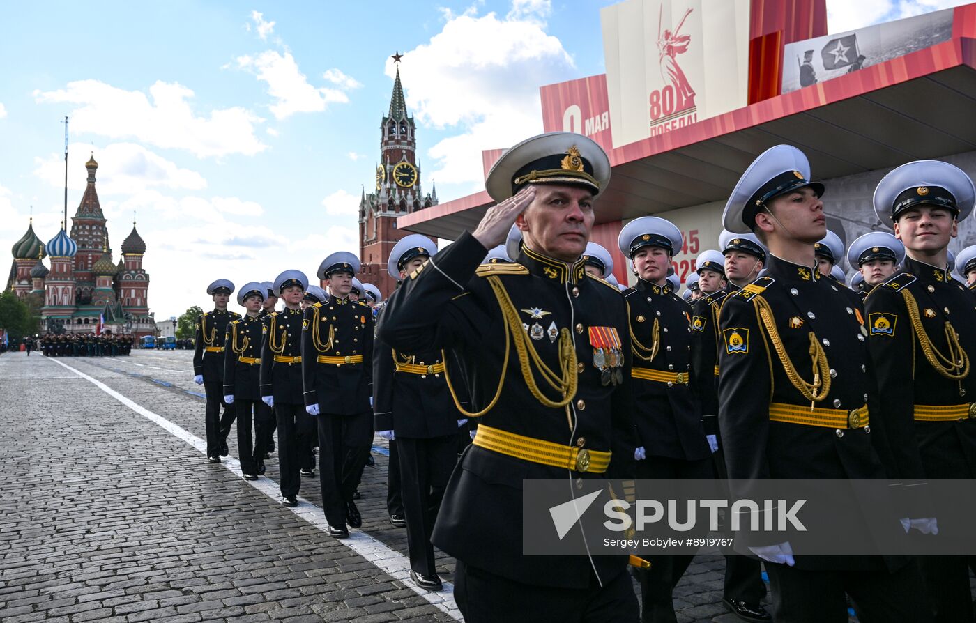Military parade marking 80th anniversary of Victory in Great Patriotic War in Moscow