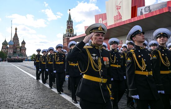 Military parade marking 80th anniversary of Victory in Great Patriotic War in Moscow