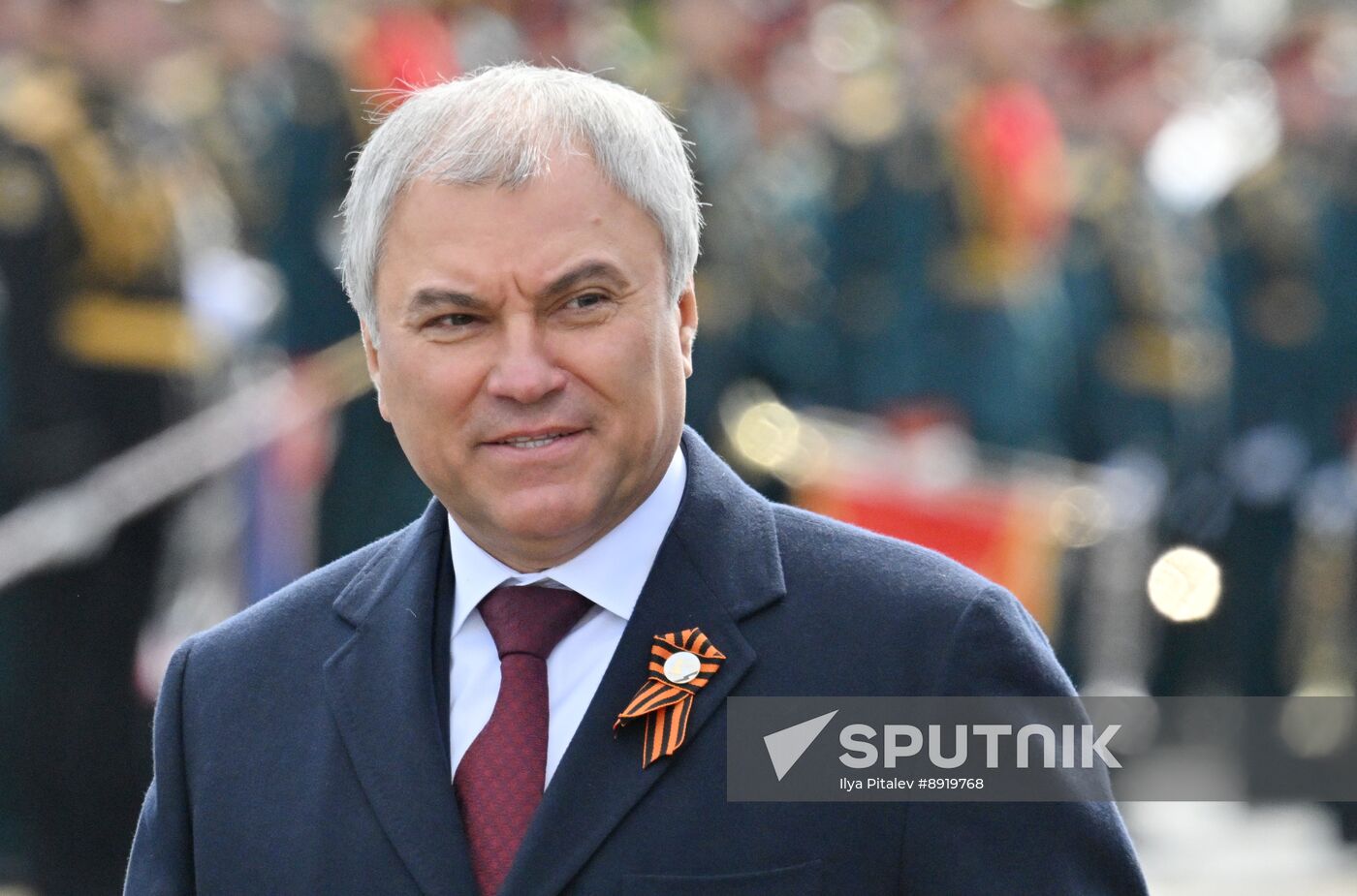 Public figures at military parade marking 80th anniversary of Victory