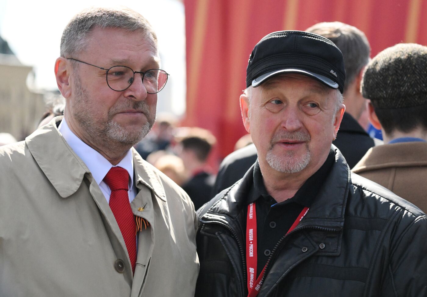 Public figures at military parade marking 80th anniversary of Victory