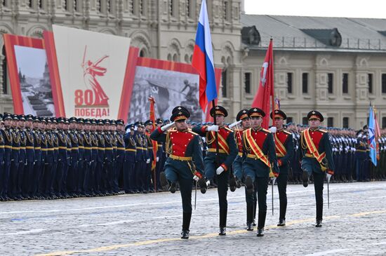 Military parade marking 80th anniversary of Victory in Great Patriotic War in Moscow