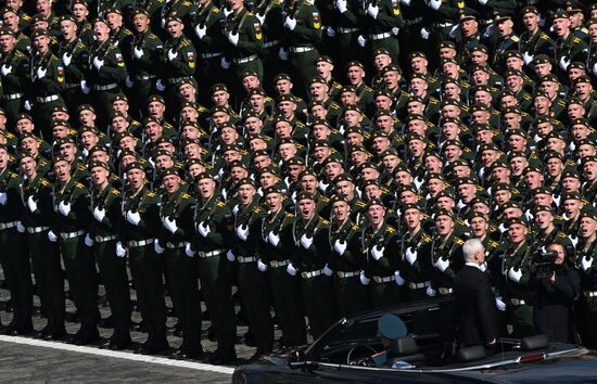 Military parade marking 80th anniversary of Victory in Great Patriotic War in Moscow