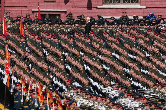 Military parade marking 80th anniversary of Victory in Great Patriotic War in Moscow