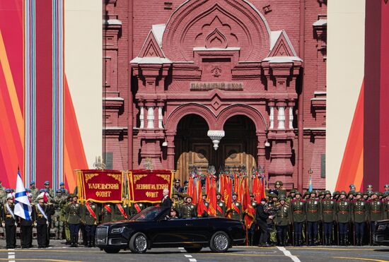 Military parade marking 80th anniversary of Victory in Great Patriotic War in Moscow