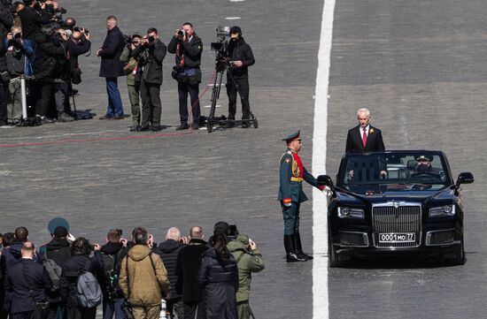 Military parade marking 80th anniversary of Victory in Great Patriotic War in Moscow