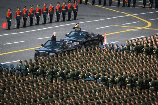 Military parade marking 80th anniversary of Victory in Great Patriotic War in Moscow