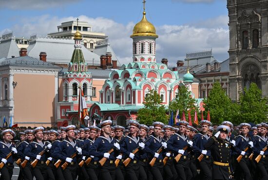 Military parade marking 80th anniversary of Victory in Great Patriotic War in Moscow