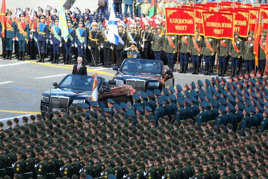 Military parade marking 80th anniversary of Victory in Great Patriotic War in Moscow
