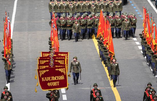 Military parade marking 80th anniversary of Victory in Great Patriotic War in Moscow