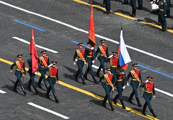 Military parade marking 80th anniversary of Victory in Great Patriotic War in Moscow
