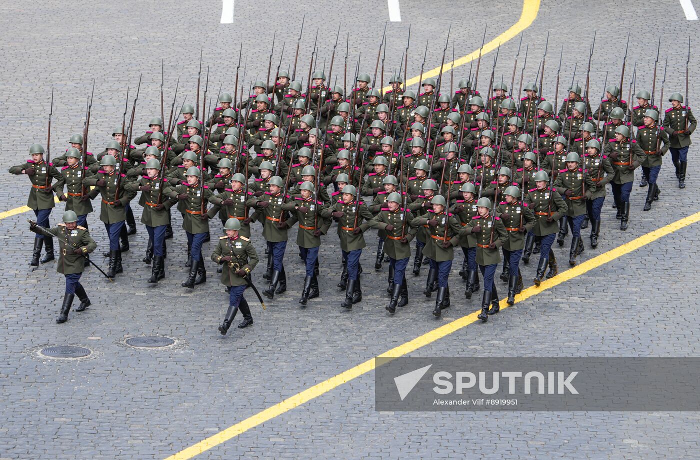 Military parade marking 80th anniversary of Victory in Great Patriotic War in Moscow