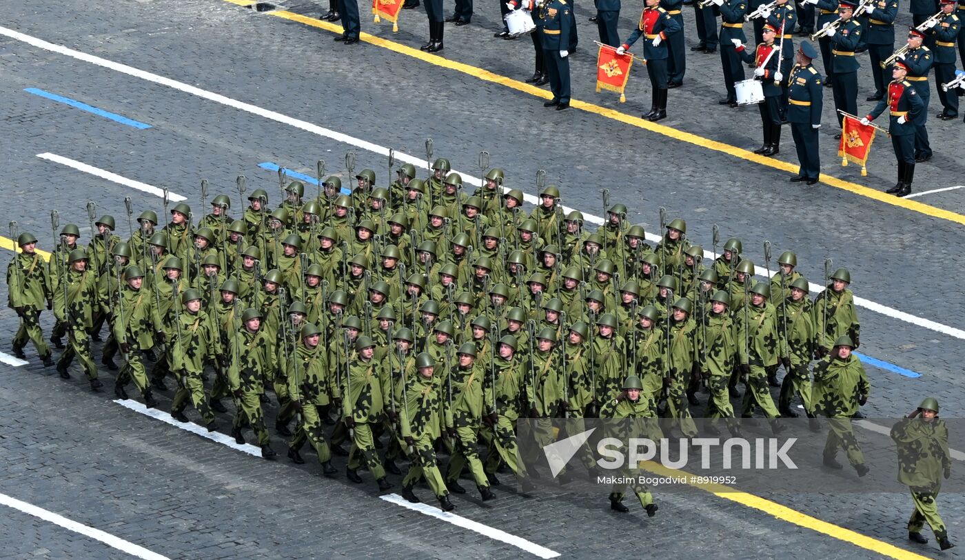 Military parade marking 80th anniversary of Victory in Great Patriotic War in Moscow