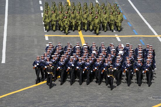 Military parade marking 80th anniversary of Victory in Great Patriotic War in Moscow