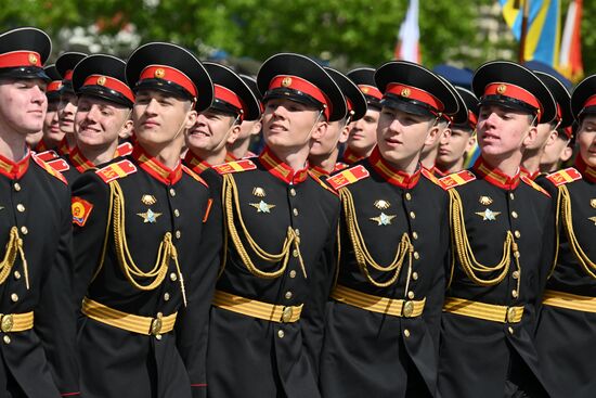 Military parade marking 80th anniversary of Victory in Great Patriotic War in Moscow