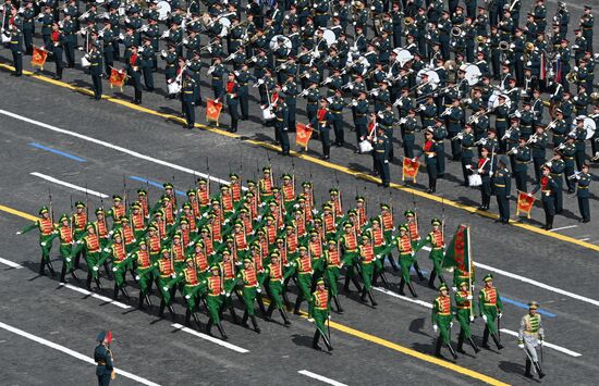 Military parade marking 80th anniversary of Victory in Great Patriotic War in Moscow