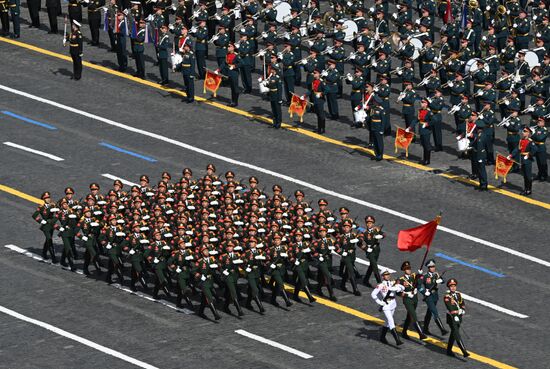 Military parade marking 80th anniversary of Victory in Great Patriotic War in Moscow