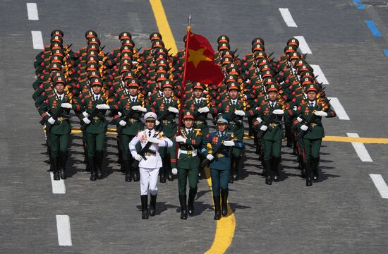 Military parade marking 80th anniversary of Victory in Great Patriotic War in Moscow