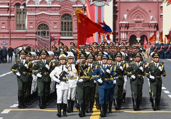 Military parade marking 80th anniversary of Victory in Great Patriotic War in Moscow