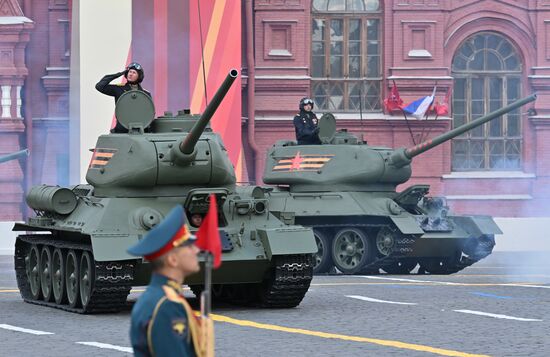 Military parade marking 80th anniversary of Victory in Great Patriotic War in Moscow