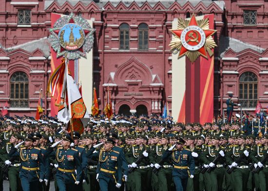 Military parade marking 80th anniversary of Victory in Great Patriotic War in Moscow