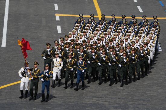 Military parade marking 80th anniversary of Victory in Great Patriotic War in Moscow
