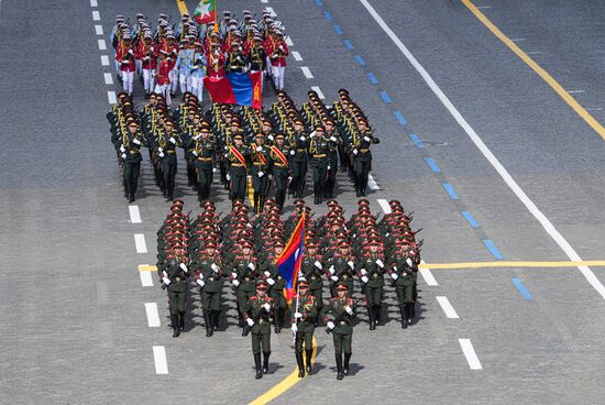 Military parade marking 80th anniversary of Victory in Great Patriotic War in Moscow