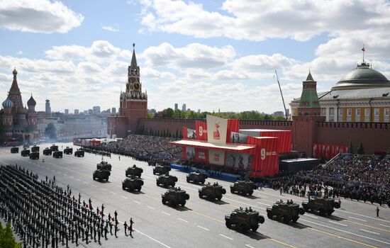 Military parade marking 80th anniversary of Victory in Great Patriotic War in Moscow