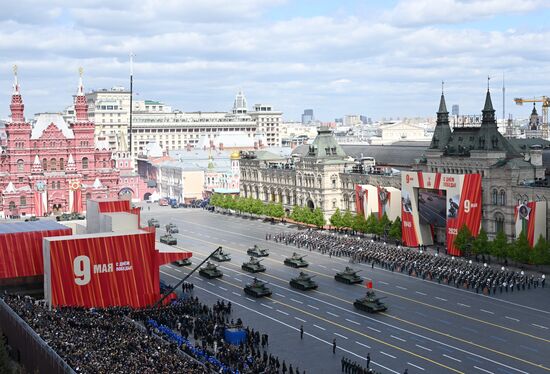 Military parade marking 80th anniversary of Victory in Great Patriotic War in Moscow