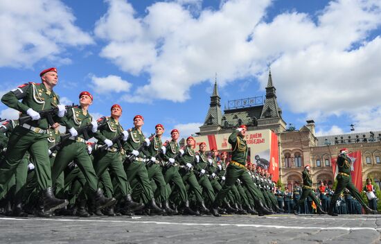 Military parade marking 80th anniversary of Victory in Great Patriotic War in Moscow