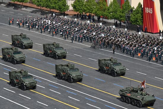 Military parade marking 80th anniversary of Victory in Great Patriotic War in Moscow