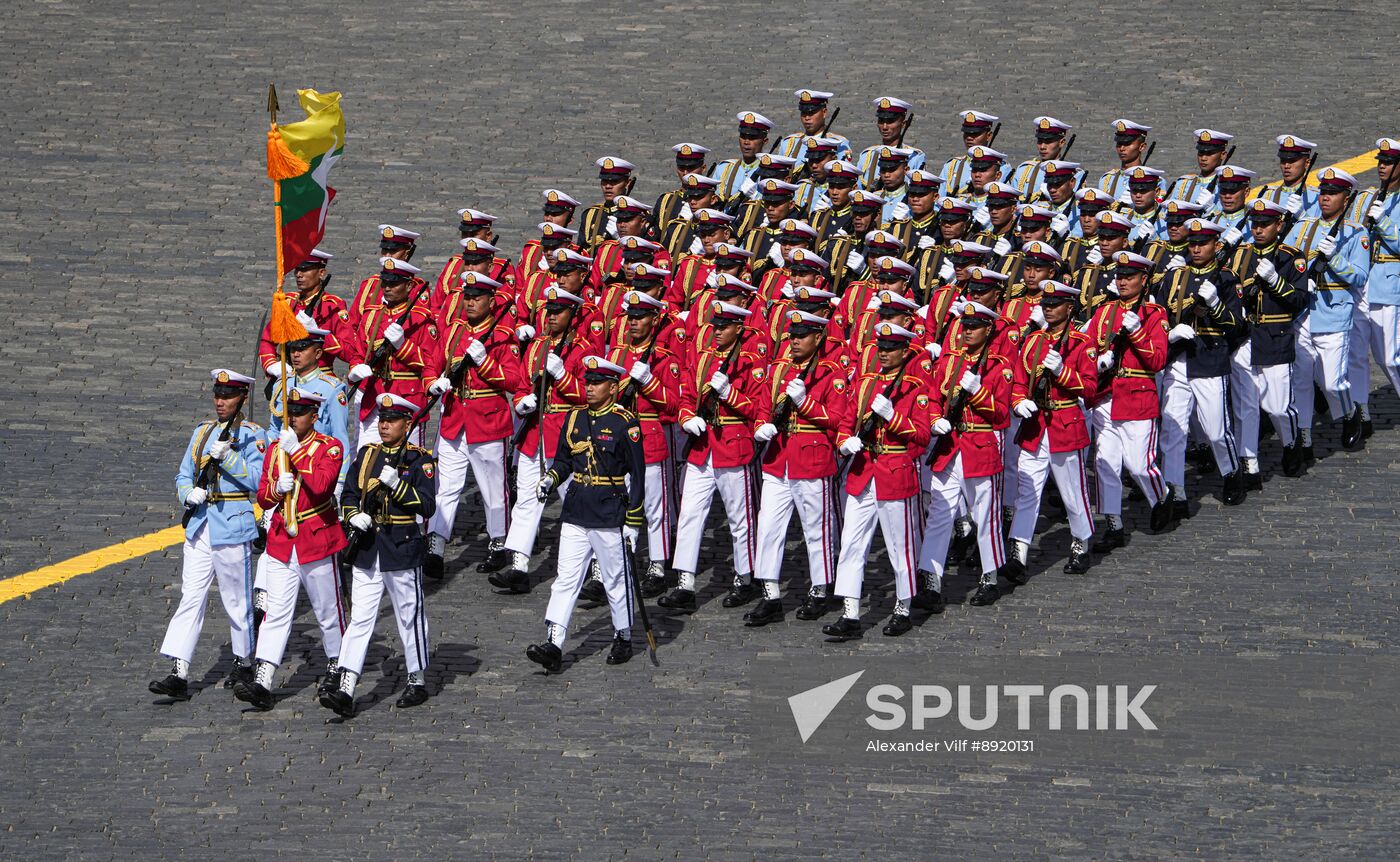 Military parade marking 80th anniversary of Victory in Great Patriotic War in Moscow