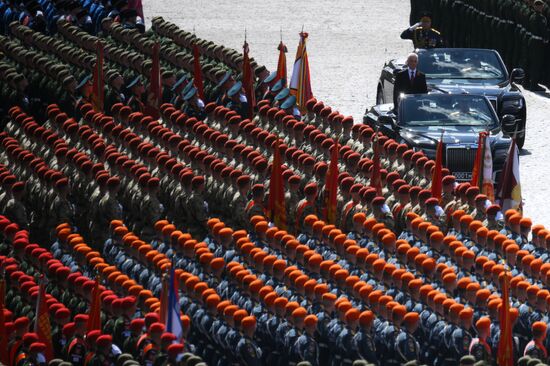 Military parade marking 80th anniversary of Victory in Great Patriotic War in Moscow