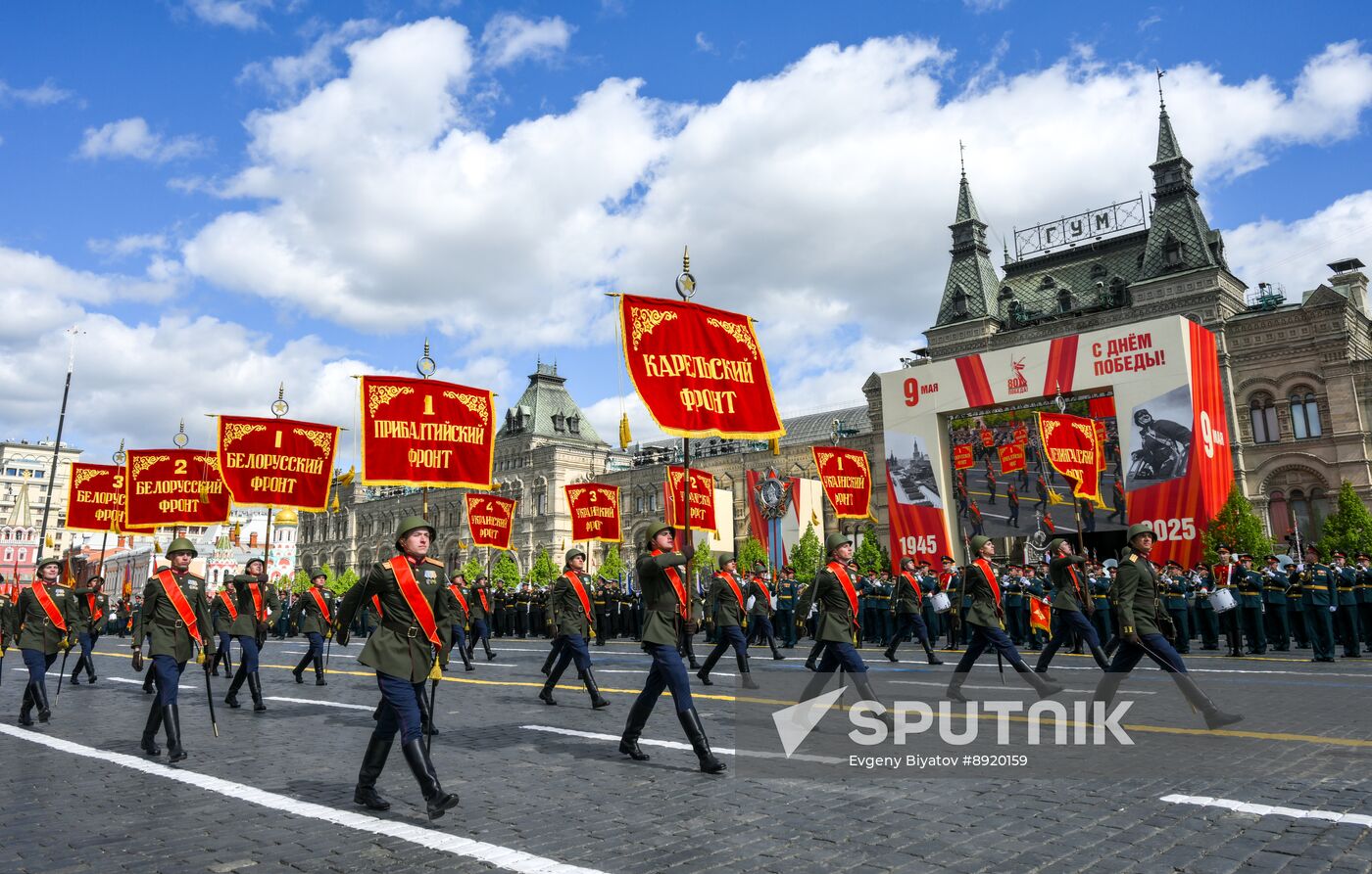 Military parade marking 80th anniversary of Victory in Great Patriotic War in Moscow