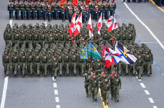 Military parade marking 80th anniversary of Victory in Great Patriotic War in Moscow