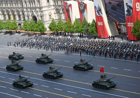 Military parade marking 80th anniversary of Victory in Great Patriotic War in Moscow