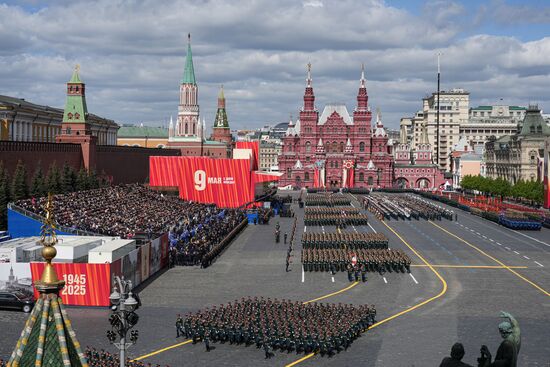 Military parade marking 80th anniversary of Victory in Great Patriotic War in Moscow