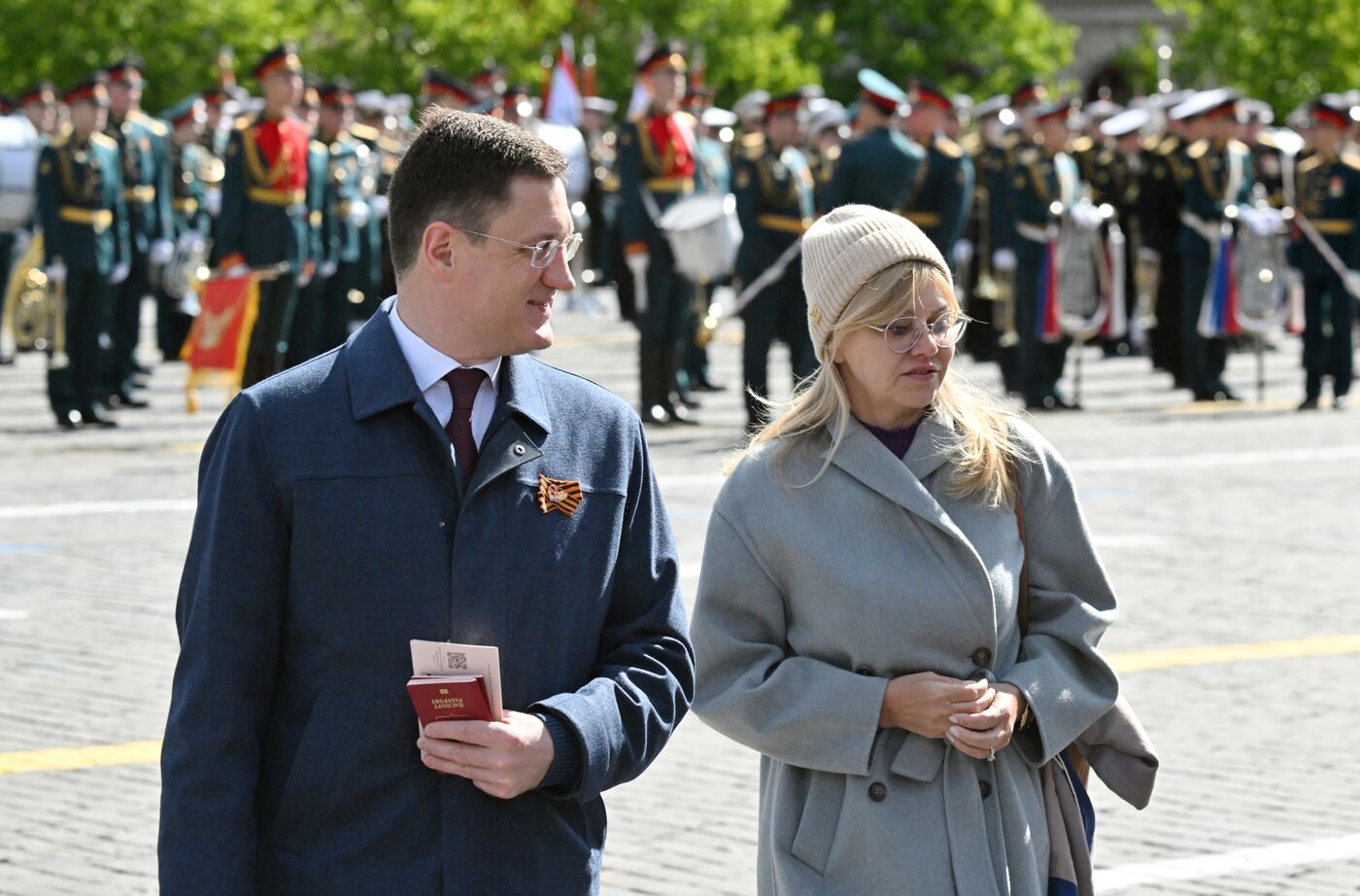 Public figures at military parade marking 80th anniversary of Victory
